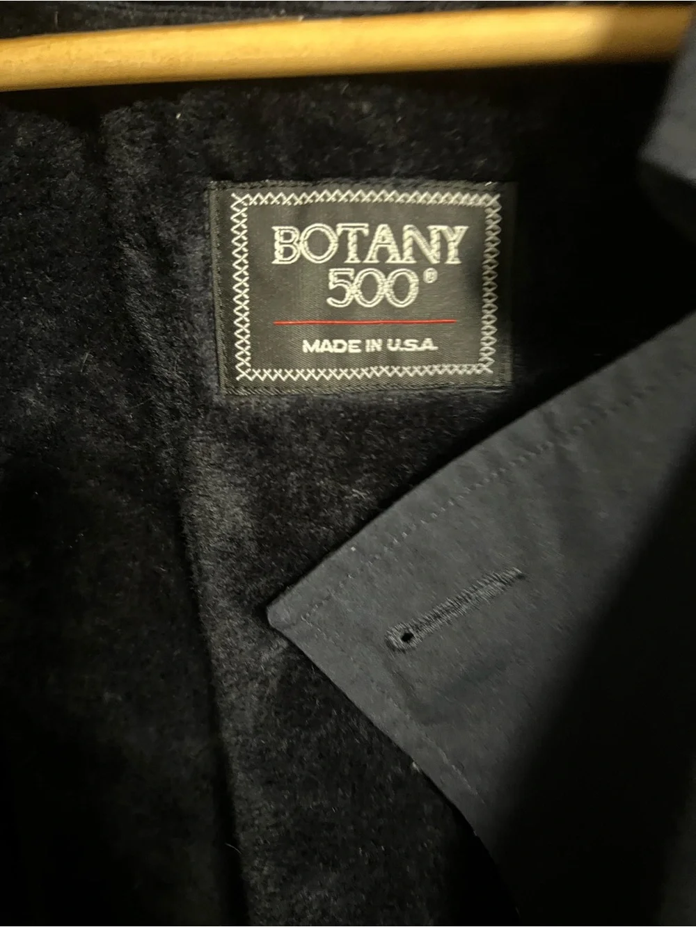 Botany 500 trench coat men’s large